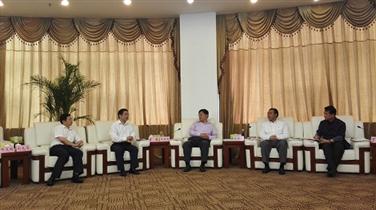 黄敏拜会毕节市委、市政府主要组织