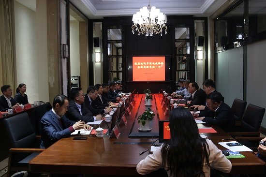黄敏拜会胶州城市发展投资有限企业董事长刘洪玉