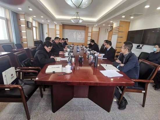 章立峰拜会丰台区委副书记、区长初军威