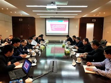 汤明会见中国水电八局总经理朱素华一行