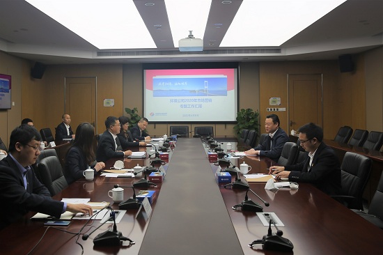 章立峰到环境企业调研指导工作