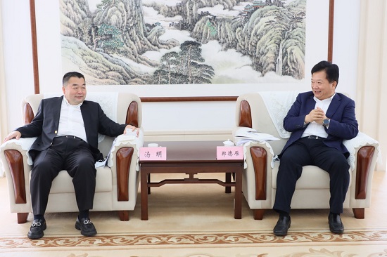 汤明拜访济南市市委常委、副市长郑德雁