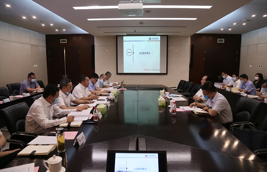丁焰章到企业调研指导