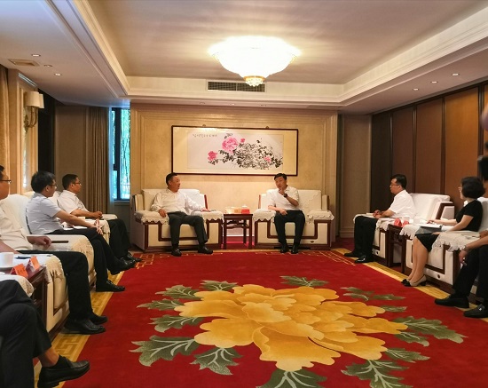 章立峰拜访青岛市委常委、胶州市委书记刘建军