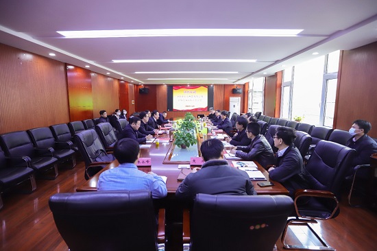 章立峰与山东省水利勘测设计院主要组织进行业务交流