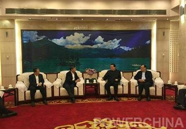 晏志勇拜会新疆自治区党委书记陈全国 党委副书记、主席雪克来提?扎克尔