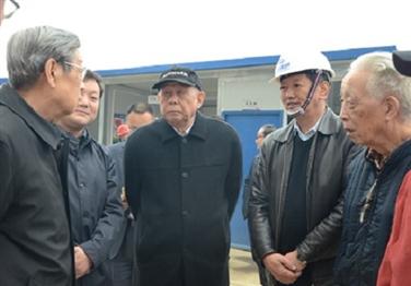 陕西省原省委书记张勃兴视察企业汉中兴元新区棚改产品