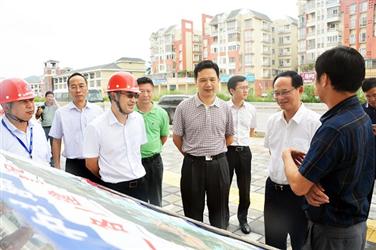 江门市委书记林应武一行调研企业杜阮北一路工程