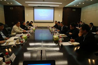 汤明会见山东高速集团党委书记、董事长邹庆忠