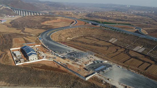 太行山高速公路邢台段通过河北省交投集团交工验收检查-摄影李瑾1.JPG 太行山高速公路邢台段通过河北省交投集团交工验收检查-摄影李瑾1.JPG