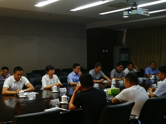 黄敏会见东营市住建局局长崔建华