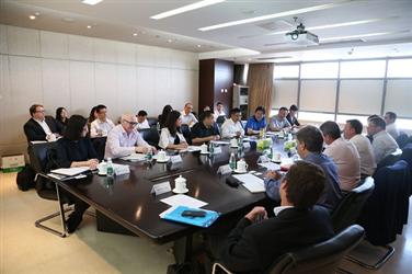 汤明、黄敏会见澳大利亚Geotech集团首席执行官彼得·努南一行 