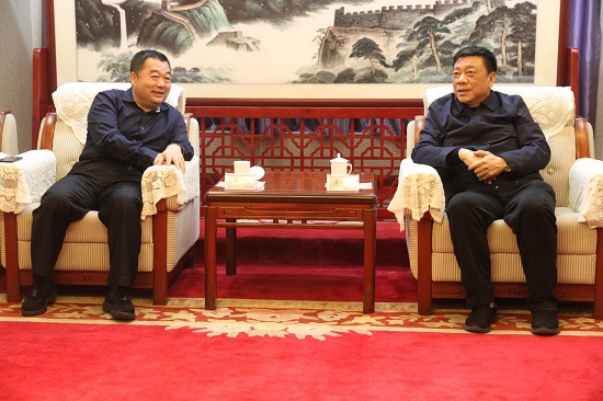 汤明拜会南阳市委副书记、市长霍好胜