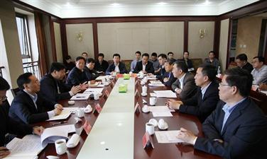 晏志勇孙洪水拜访河北省常务副省长、 雄安新区临时党委书记袁桐利